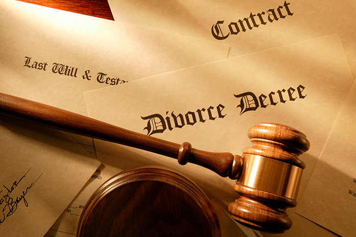 divorce decree papers